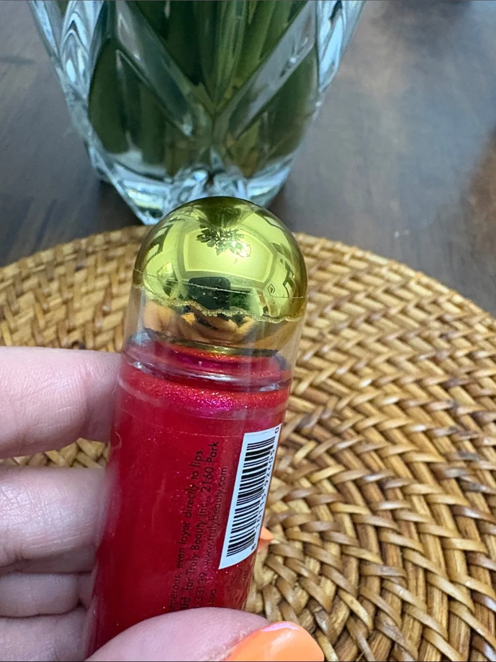 TRULY Cheeky Baby Luxury Lip Oil - Red New on box